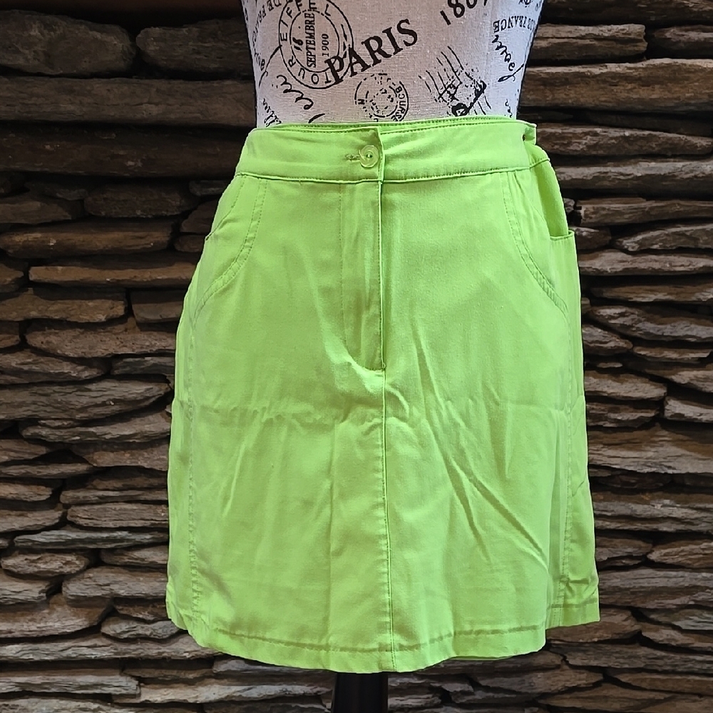 Size 10 - EP PRO Golf Skort Bright Green